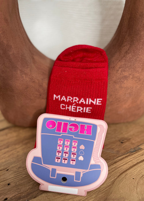 CHAUSSETTES MARRAINE ROUGE