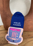 CHAUSSETTES SOEUR ADOREE BLEU