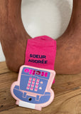 CHAUSSETTES SOEUR ADOREE FUSHIA