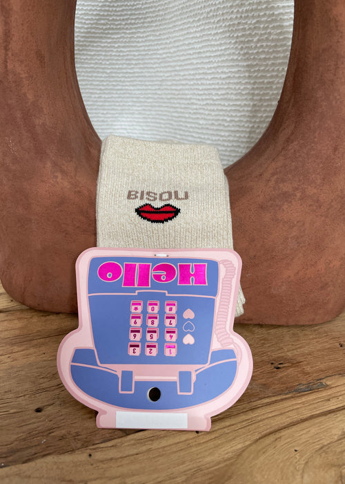 CHAUSSETTES BISOU BEIGE