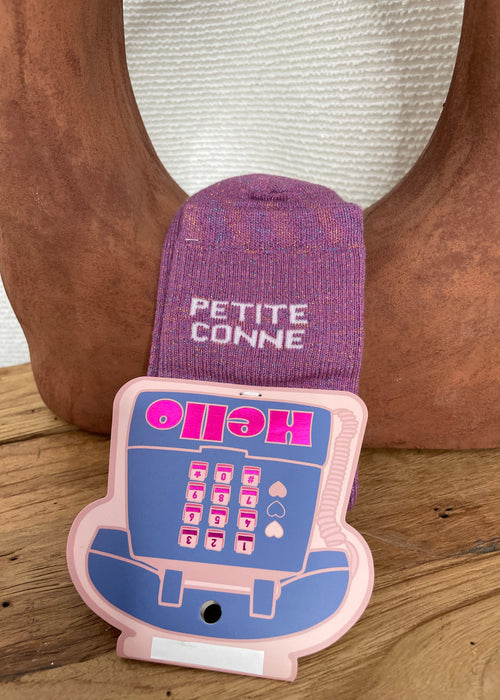 CHAUSSETTES PETITE CONNE LILA