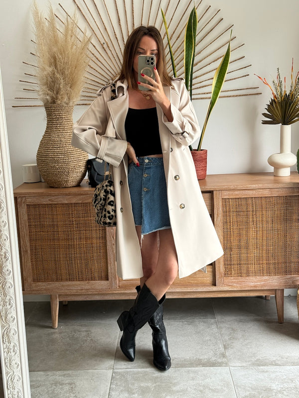 TRENCH MAVIE BEIGE