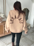 SWEAT MARAIS MARRON CLAIR