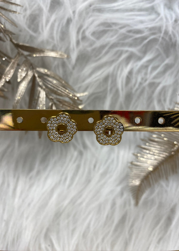 BOUCLES D'OREILLES FLEUR CLIP