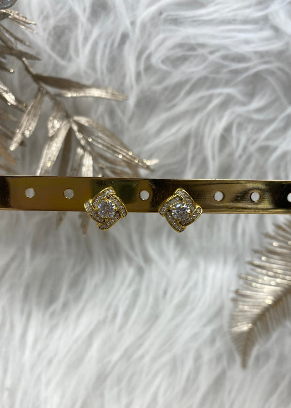 BOUCLES D'OREILLES CARRE