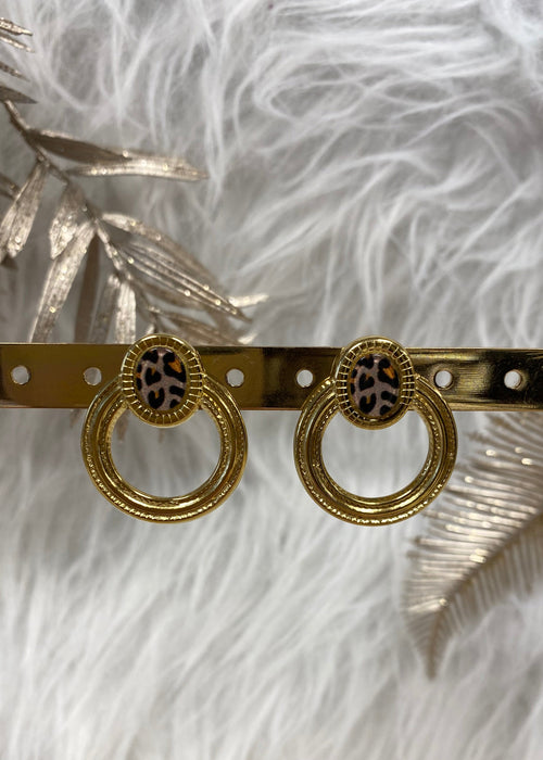 BOUCLES D'OREILLES CERCLE LEO