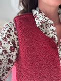 GILET JUDY BORDEAUX