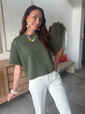 TEE SHIRT OLYMPE KAKI