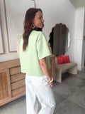 TEE SHIRT OLYMPE VERT D'EAU