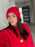BONNET MELANIE ROUGE