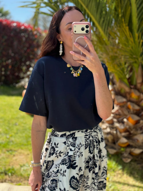 TEE SHIRT OLYMPE MARINE