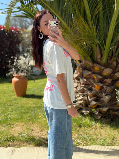 TEE SHIRT OUI BLANC