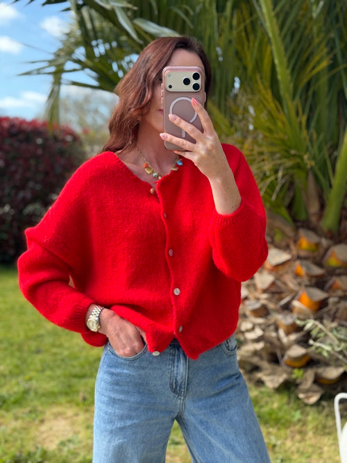 GILET ALMA ROUGE