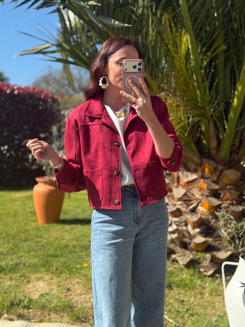 VESTE JULES BORDEAUX