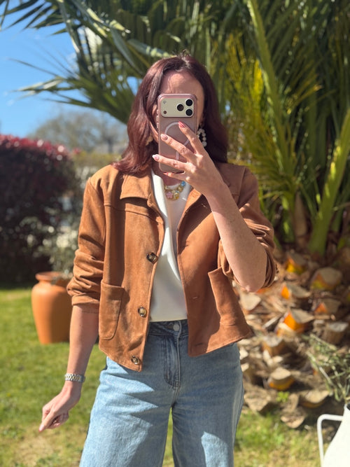 VESTE JULES CAMEL