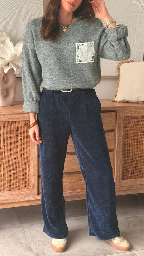 PANTALON CLEA MARINE