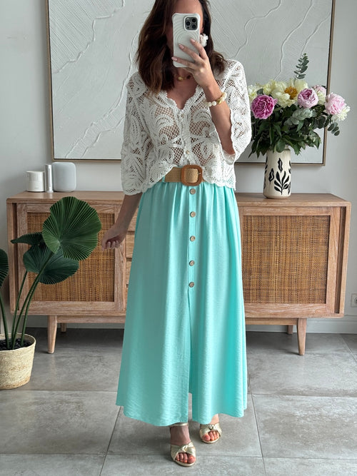 JUPE VICTOIRE TURQUOISE