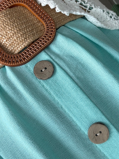 JUPE VICTOIRE TURQUOISE