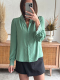 CHEMISE MAELIE VERT D'EAU