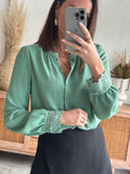 CHEMISE MAELIE VERT D'EAU