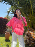 TEESHIRT BISOU ROSE
