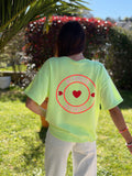 TEESHIRT BISOU JAUNE