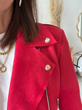 VESTE MARTIN ROUGE