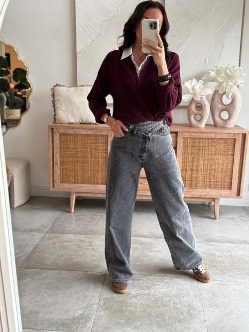JEANS SERENA GRIS