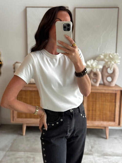TEE SHIRT SOPHIA BLANC
