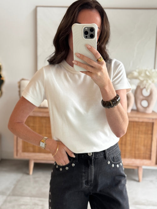 TEE SHIRT SOPHIA BLANC
