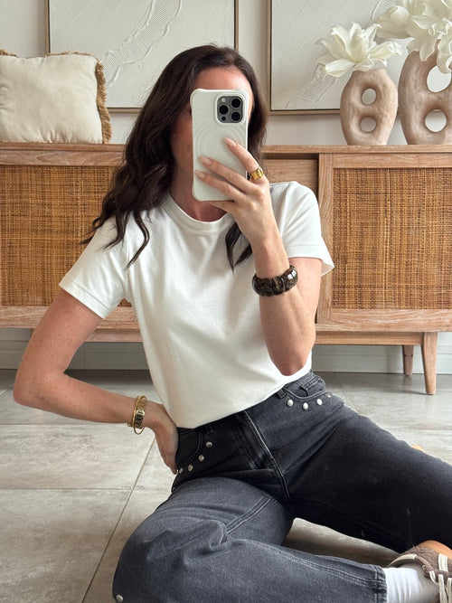 TEE SHIRT SOPHIA BLANC