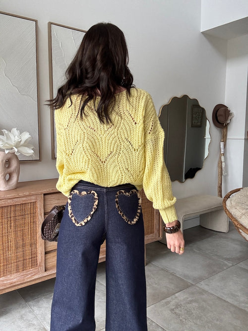 PULL INA JAUNE