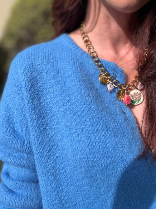 GILET ALMA BLEU
