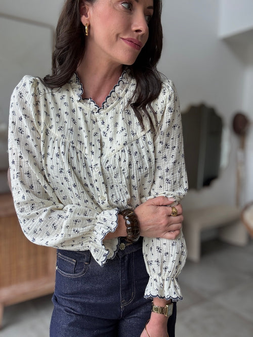 CHEMISE YAELLE MARINE