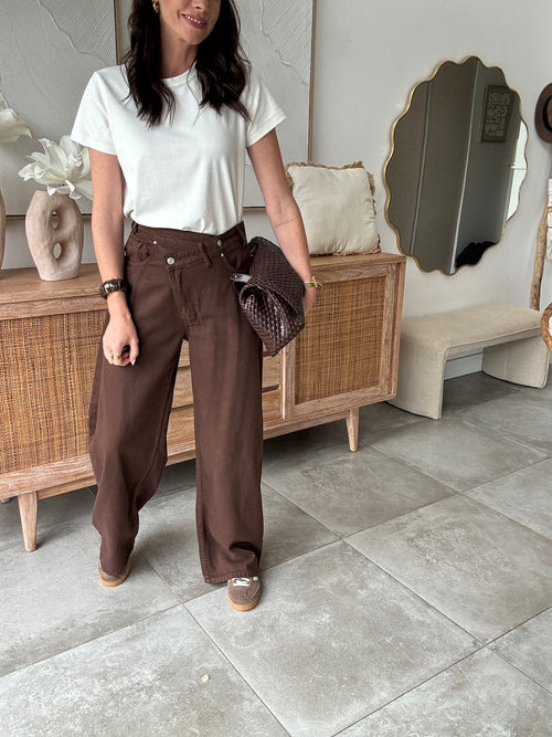 JEANS SERENA MARRON