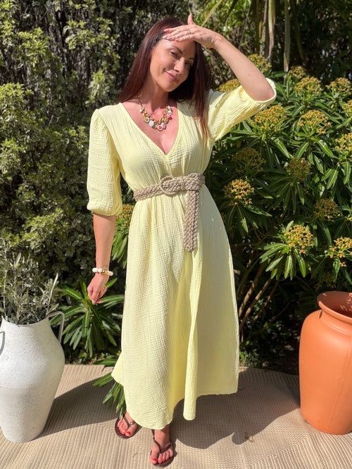ROBE PASNI JAUNE