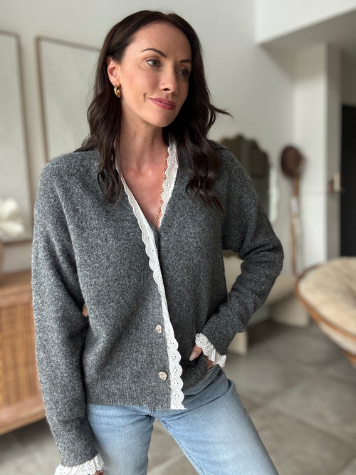 GILET OSCAR GRIS