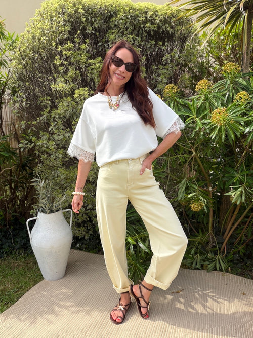 JEANS STELLA JAUNE