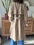 MANTEAU HANANE TAUPE