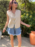 GILET PAMELA BEIGE