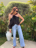 JEANS OEILLETS