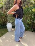 JEANS OEILLETS