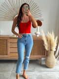 CROP TOP SANDRINE ROUGE