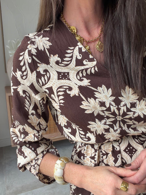 ROBE CATALINA MARRON