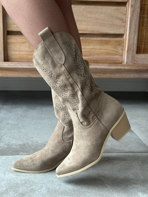 BOTTES DALLAS TAUPE