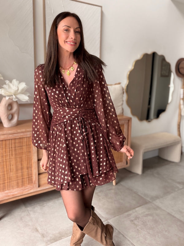 ROBE SIERRA MARRON