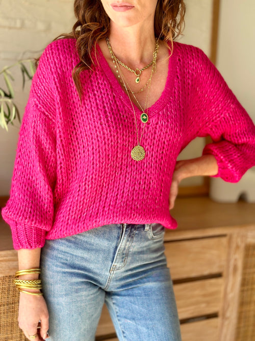 PULL LOANNE FUSHIA