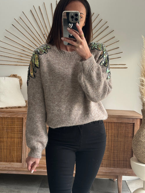 PULL KELLY TAUPE