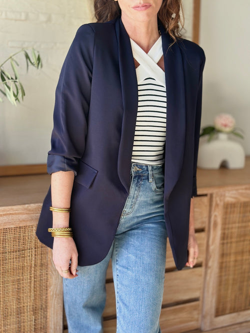 BLAZER MARGAUX BLEU MARINE