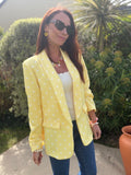 BLAZER POIS JAUNE